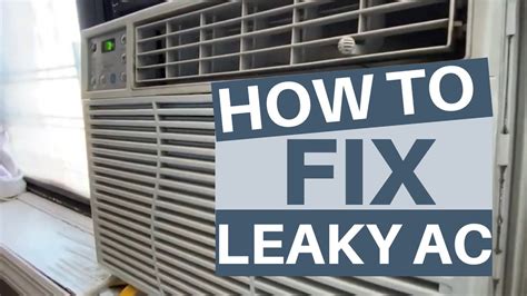 why is my window air conditioner leaking inside|8 Reasons Your AC Unit Is Leaking Water (and How to Fix It)